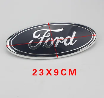 1stk Bil Emblem Foran Førende Mærke Front Gitter Bil Foran Tilbage Standard for Fords Logo 2 3 4 5 Mk2 Mk3 Mk4 Mk5 Mk7 Ranger