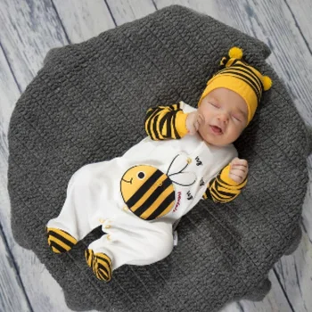 Necix s 2020-2stk Baby Ny Bi Kostume Buksedragt Så Søde Birtday Del Tøj