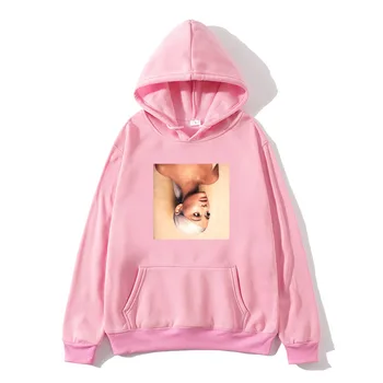 FADUN TOMMY Hoodie Kawaii Ariana Grande Trykt Sweatshirt med Lange Ærmer Kvinder/Mænd 2019 Kpop Hot Plus