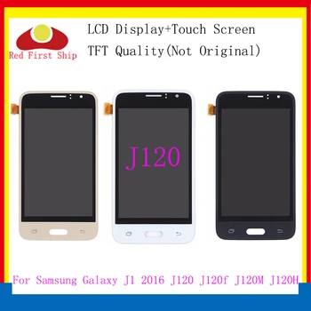 10stk/masse lcd-For SAMSUNG GALAXY J1 2016 LCD-J120 J120f J120M J120H Skærm Touch screen Digitizer skærm til Samsung j120f