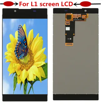 Original LCD-Skærm til Sony Xperia L1 G3312 touch-skærm på 5,5 tommer Digitizer Sensor Panel Montering 5.5 tommer G3311 G3313