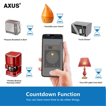 AXUS Tuya APP WiFi Smart Touch Skifte Lys Væg RF 433Mhz 110-220V 10A Fjernbetjening DIY-Relæ Modul Stemme Google Hjem Alexa