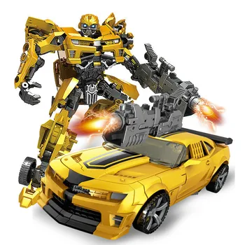 TOTOTOY YUEXING Transformation Anime-Film-Serien Figur Deformerbare Model Bil Robot Stor BEE Stor Størrelse ABS Plast Legetøj Til Dreng