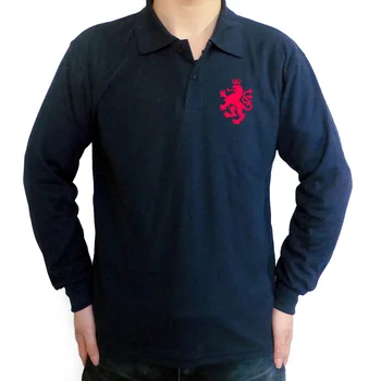 Nye Mænd Polo Shirts til Mænd Afslappet med Lange Ærmer Fast Bomuld Polo Shirt Unisex Custom Print Dit Eget Design Logo Fashion Brand Topper
