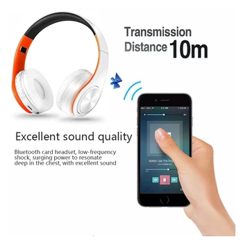 UTHAI D34 TWS Bærbare Trådløse Bluetooth Hovedtelefoner Stereo Sammenfoldelig Hovedtelefon Lyd Mp3-Justerbar Musik Hovedtelefoner Hovedtelefoner