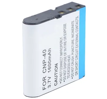Batteri til Casio Exilim EX-Z30, EX-Z40, EX-Z50, EX-Z55, EX-Z57, EX-Z100, EX-Z200, EX-Z300, EX-Z400, EX-Z500 Digital Kamera