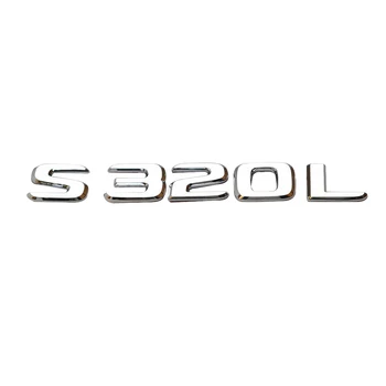 S320L S400L S450L S500L S600L Bageste Bagagerummet Brev Logo Badge Mærkat Bil Tuning af Mercedes-Benz AMG S-Klassen Logo Tilbehør