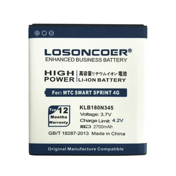 LOSONCOER KLB180N345 2700mAh Høj Kvalitet Batteri Til MTC MTS Smart Sprint 4G 4 G Smart Telefon Batteri Batería Batterie