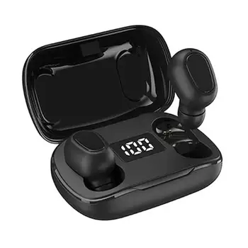 XT7 Bluetooth-5.0 TWS Trådløse In-Ear Stereo Hovedtelefoner med Digital Opladning Box