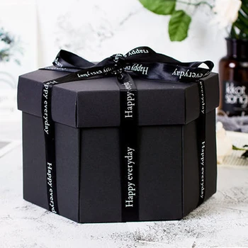 Romantisk DIY Bryllup gaveæske Eksplosion Box Overraskelse Max Kreative Foto Album Mærkat til Valentine ' s Dag, Fødselsdag, Gave
