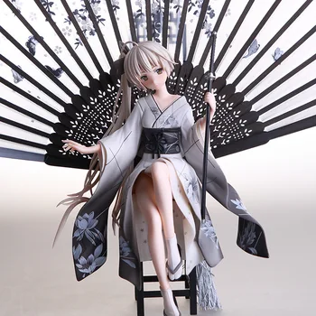 Japan Animationsfilm Yosuga ingen Sora Kasugano Sora Kimono Ver. Sexede piger PVC-Action Figur Samling Model Legetøj Gave Dropshipping 26cm