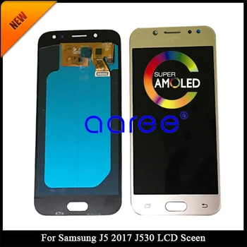Testet AMOLED For Samsung J5 Pro 2017 J530 LCD-Skærm Til Samsung J5 2017 J530 LCD-Skærm Touch Digitizer Assembly + Lim