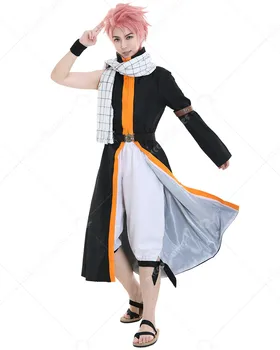Natsu Dragneel Cosplay Fairy Tail Cosplay Halloween Kostume Til Mænd