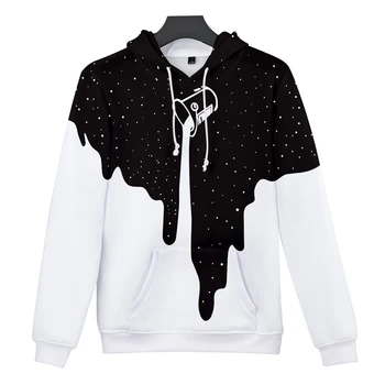 Nye Spildt Mælk Plads Galaxy 3D-print Sweatshirts og Hættetrøjer Mænd/Kvinder Sjove Hoodie Sweatshirts Mode Beklædning XS-4XL Tøj