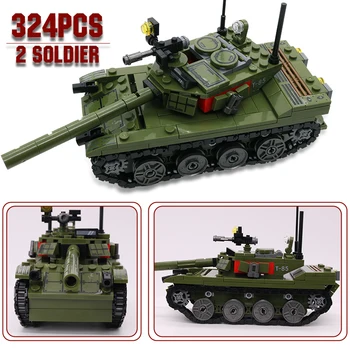 756pcs Militære Teknik Tank byggesten Hær Action Figurer Main Battle Tank Køretøj Model til Børn Pædagogisk Legetøj