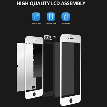 AAA A1723 3D LCD-For iPhone 5S SE LCD-Skærm Touch Digitizer Udskiftning Pantalla LCD-Skærm, Ingen Døde Pixel+Hærdet Glas+Værktøjer