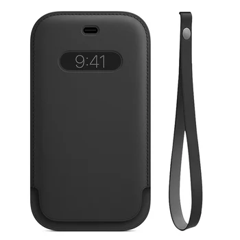 Læder Sleeve Magnetiske Sikker Mobiltelefon Etui til iPhone 12 Pro Max Mini Tilfælde Tegnebog Kort Lomme Indehaveren Luksus Tilfælde Taske Til IPhone