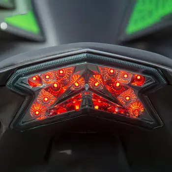 LED-Lys Motorcykel baglygte blinklys Lys Bageste Bremse Baglygte Til Kawasaki Z800 13-16 Integreret Lys