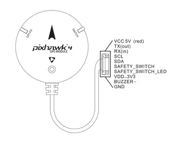 HolyBro Pixhawk 4 M8N GPS-Modul med Kompas LED-Indikator for Pixhawk 4 Flight Controller