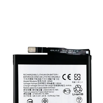 OKSER HD40 Batteri for Motorola Moto Z2 Kraft XT1789-1 Batterier skal udskiftes 2730mAh Mobiltelefon Li-polymer-Z Kraft 2nd Batería