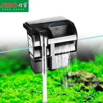 JEBO 6w Akvarium Eksterne Filter Hænge Op Filter vandpumper Vandfald Kaffefaciliteter Ilt Øge Pumpe Til Akvarie Tilbehør 503