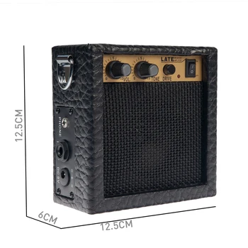 NAOMI Forstærker 3W Protable Mini Audio Guitar, Bas, Forstærker, Højttaler Guitar Amp Klip Hovedtelefon Ny