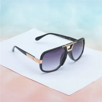 Ny Mode Mænd, Store Firkantede Solbriller Man Luxury Brand Designer Overdimensioneret Metal Kvinder Sol Briller Til mænd Kørsel UV400 NX