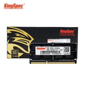 KingSpec ddr3 Memoria 8GB RAM 4GB 21600mhz Sodimm 204-Pin-For Intel-Bærbar Ddr3L 1.35 V 4gb 8gb Bærbare Computer tilbehør