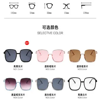 Overdimensionerede solbriller til kvinder 2020 luksus mærke Plast square solbriller mænd vintage store briller nuancer UV400
