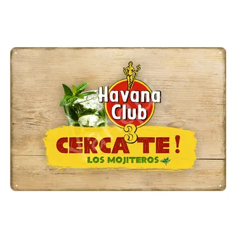 Havana Club Plak Italien Øl Martini Vintage Metal Plader, Cafe, Pub, Bar Dekorative Tegn Wall Stickers Kunst Plakat Hjem Indretning