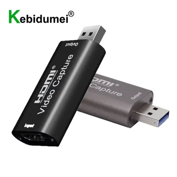 USB-Grabber Optage Max 4K HDMI-kompatibel med USB 3.0 2,0 Video Capture Kort 1080P 60Fps for PS4-Spil Optagelse af Live Streaming