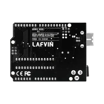 LAFVIN For UNO R3 yrelsen ATmega328P ATMEGA16U2 Development Board med et USB-Kabel til Arduino med en Retail Box