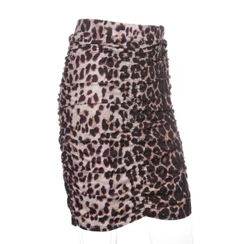 Sommeren Kvinder, Kvindelige Mode Leopard Nederdel Damer Elegant Nederdel til Fest Shopping Daglige Slid