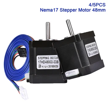 4/5PCS Nema17 Stepper Motor Kit 48mm Mini Motor 3D-Printer Dele, CNC-Maskine XYZ Elektrisk Motor 1.7 For Control Board-Driver