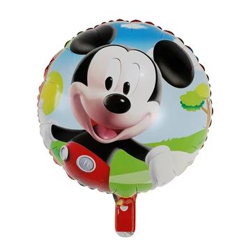 50stk 18inch Mickey, Minnie Mouse Folie Helium Balloner, Baby Shower, Fødselsdag, Bryllup Dekoration Kids Classic Legetøj Luft Globos