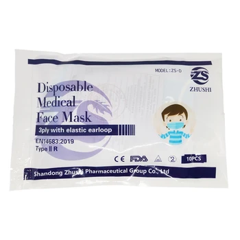 Erhverv Medicinsk Maske Barn Børn Kirurgisk Maske, 3-Lags Anti-Inficere Nonwoven Disponibel Åndbar Ansigt Kirurgisk Maske