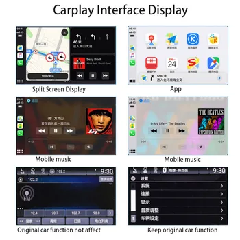 Nye Apple CarPlay & Android Auto Retrofit til Jeep Cherokee Chef Compass Grand Cherokee Understøtter AirPlay Google Kort Siri