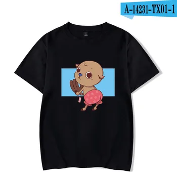 Blive godt modtaget Populære Mænd/kvinder Mode Summer Harajuku Et Stykke T-shirt kortærmet Drenge/piger Animationsfilm Et Stykke t-shirt