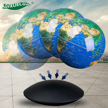 Verden verdenskort LED Magnetisk Levitation Verden Night Lights Book Bord Lampe Office til Hjemmet Udsmykning Tilbehør til stuen