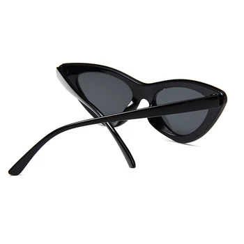 Psacss 2019 Nye Retro Cat Eye Solbriller Kvinder Brand Designer Kvinders Vintage Sort Sol Briller Feamle Spejl gafas de sol UV400