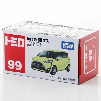 Takara Tomy Tomica 1/60 Toyota Sienta Metal Diecast Model Toy Car Ny i Boksen #99