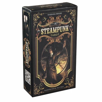 Steampunk tarotkort byder på et glimt af fremtiden gennem en linse til fortiden Med en drejning af hjulet og en spin