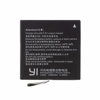 3.85 V 1400mAh xiaoyi 2 Batteri Oprindelige mi 4k-Batterier + LED USB 3slots Oplader til xiaomi yi action kamera 4k
