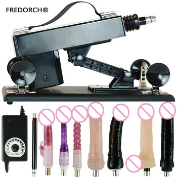 FREDORCH Onani Sex Machine Gun Stærkere Magt Automatisk Kærlighed Maskiner Vibrator til Kvinder og Mænd, Sex Produkter