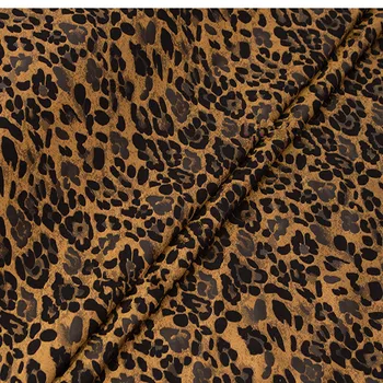 SASKIA 1måleren leopard Brocade Jacquard Stof 62