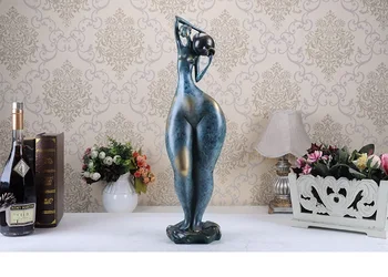 Abstrakt figur big butt kvinde menneskelige art dekoration resin model statue kunsthåndværk skulptur stue boligindretning a2024