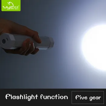 Multifunktions-Lommelygte Stærkt Lys Lang Afstand FØRTE Hjem Emergency Light USB Bil Oplader Udendørs Bærbare Lommelygte