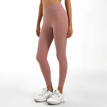 Mode Slank Stretch Buks med Høj Talje, Lomme Leggings Farve Træning leggings Kvinder Tøj 2020 Side Blonder Leggins