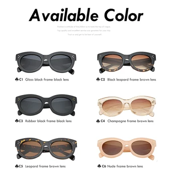 Cat Eye Solbriller Kvinder Brand Designer solbriller Retro Vintage Rose Gold Points Kvindelige Top Kvalitet Oculos De Sol Feminino