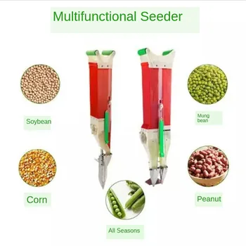 Seeder Majs Peanut Sojabønner, Mung Bønne Frø Artefakt Bærbare Manuel Seeder Gødning Værktøj
